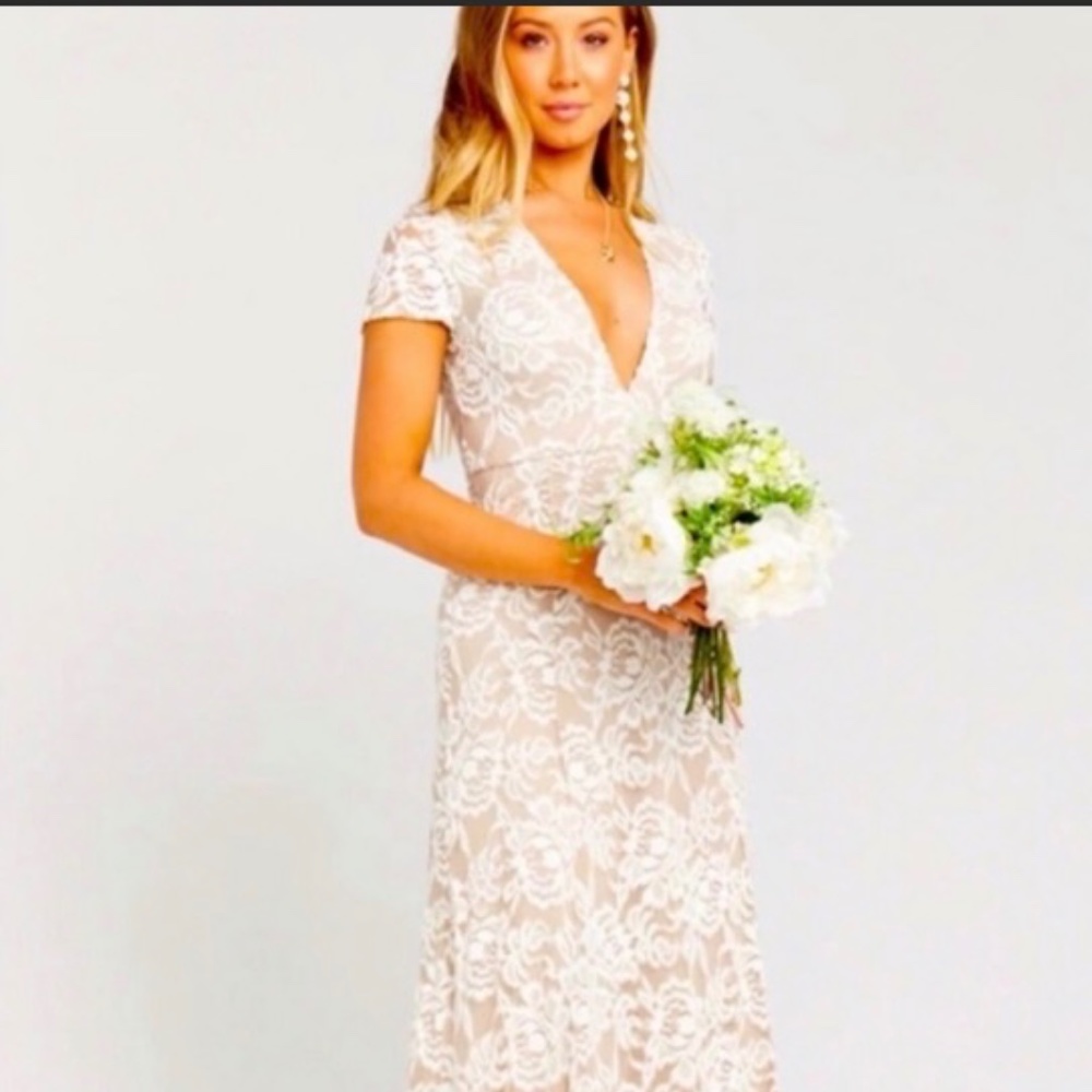 New With Tags Show Me Your Mumu Eleanor Maxi dress in beige